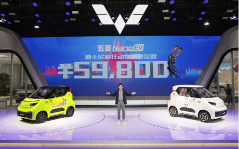 2021天津车展：全球限量5000台，五菱NanoEV迪士尼疯狂动物城限定款开启抢订