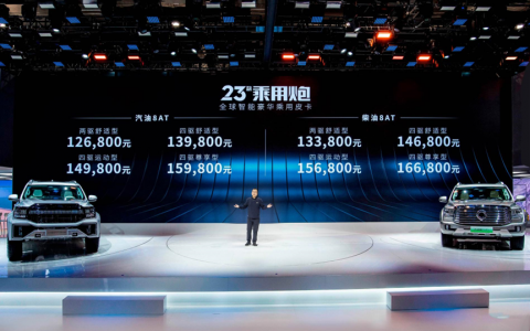 增配不加价 全球智能皮卡2023款乘用炮焕新上市 12.68万元起