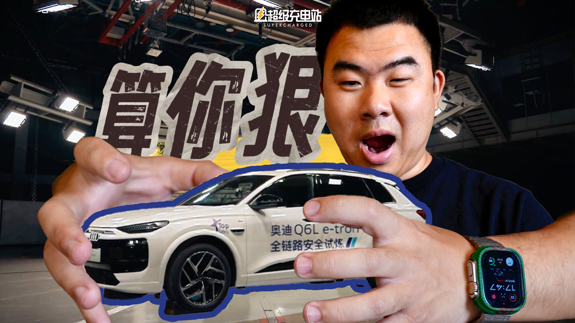 奥迪 Q6L e-tron 撞了我个措手不及